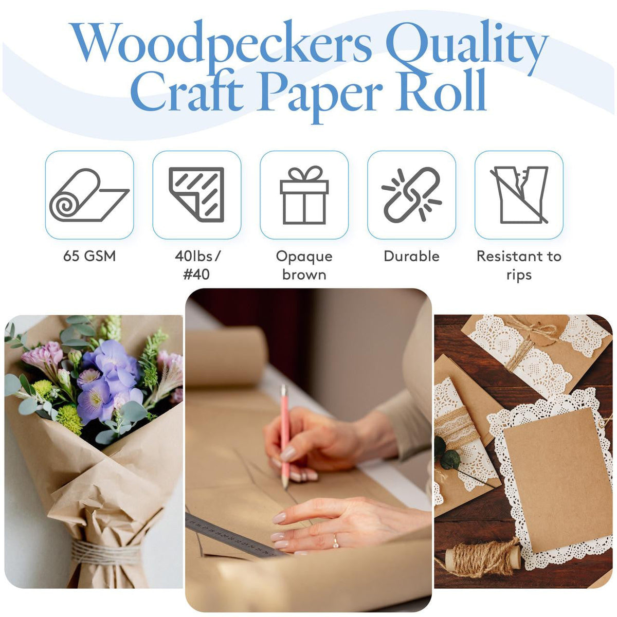 Craft Paper Roll, 30” x 12000”
