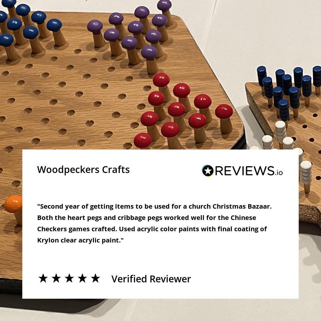 Woodpeckers Crafts Cribbage Peg, Natural