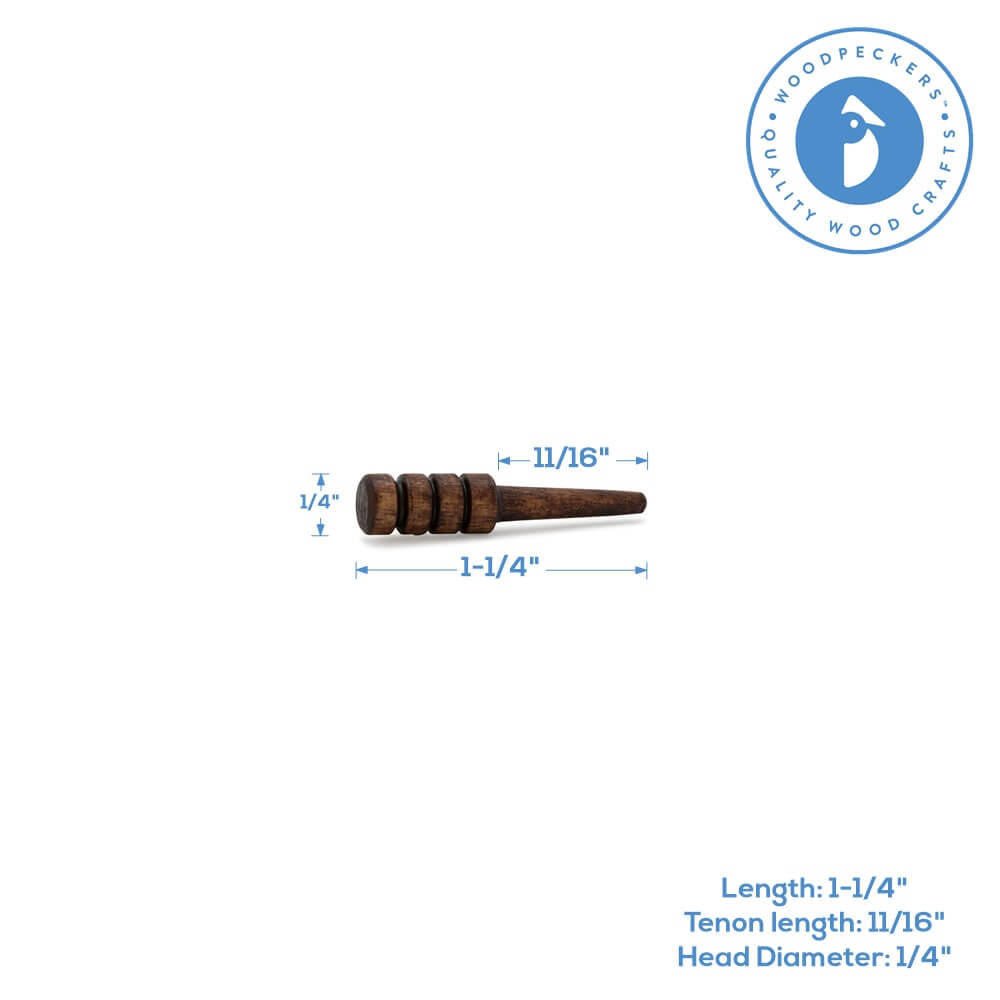 Woodpeckers Crafts Cribbage Peg Walnut