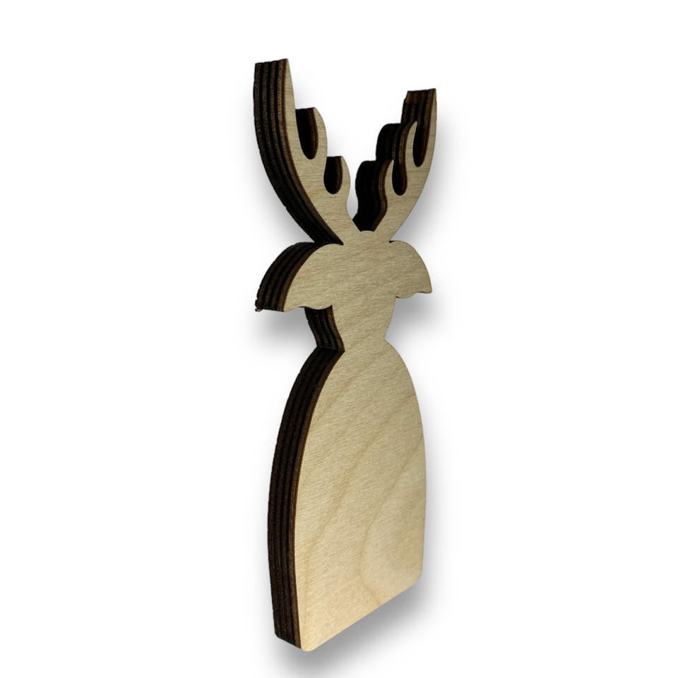 Woodpeckers Crafts Deer Shelf Sitter, by Pickitz