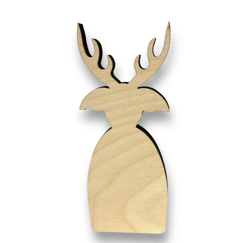 Woodpeckers Crafts Deer Shelf Sitter, by Pickitz