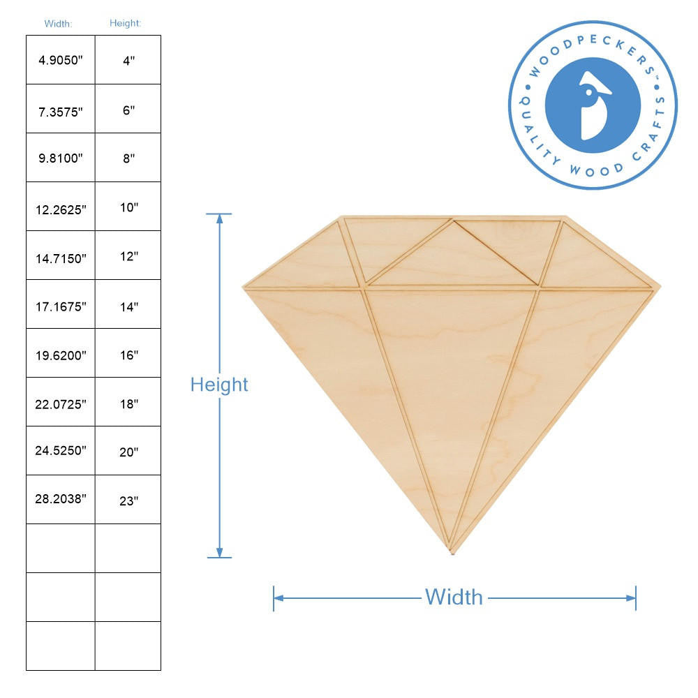 Diamond Cutout with Detail