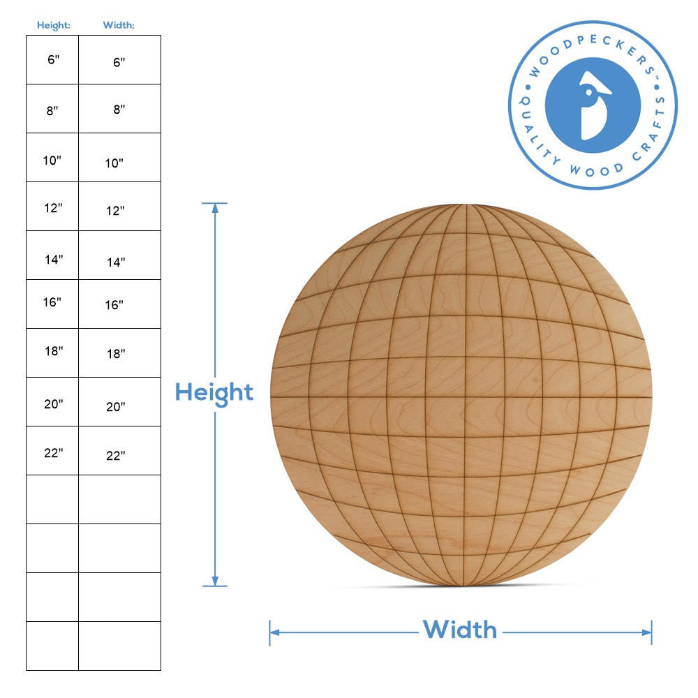 Woodpeckers Crafts Disco Ball Cutout