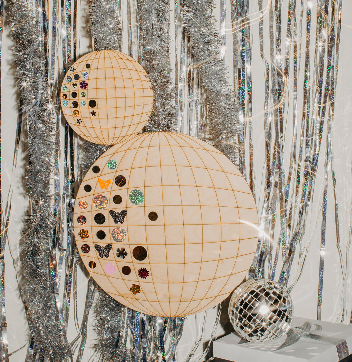 12" Disco Ball Cutout
