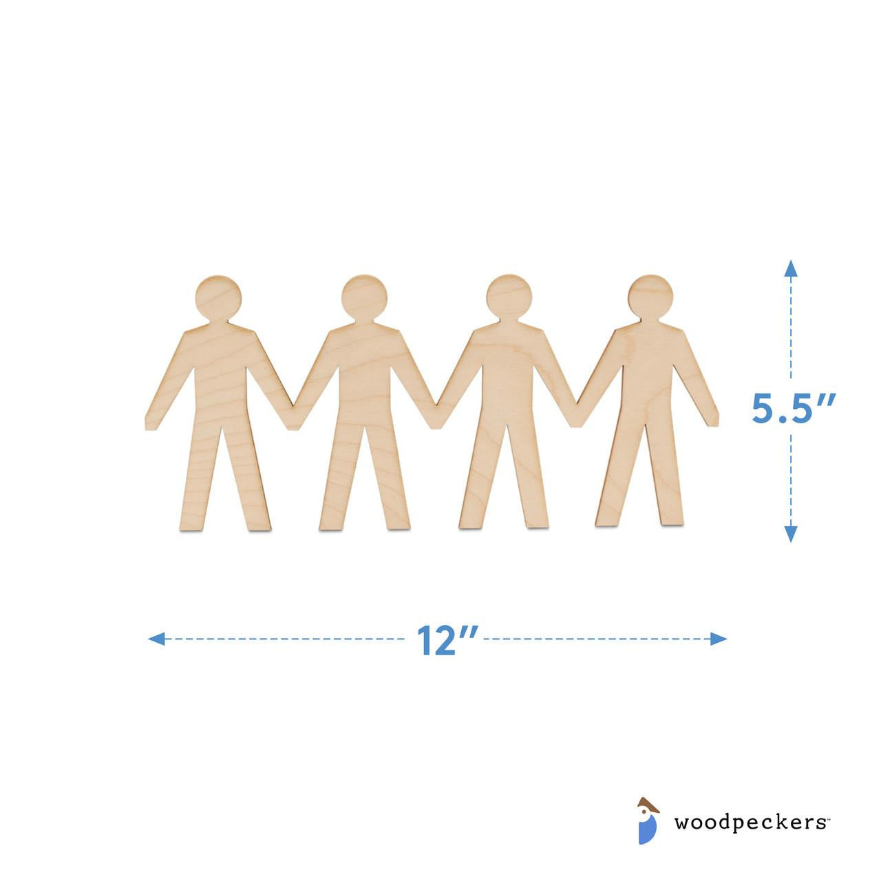 Woodpeckers Crafts Diversity Border-12x5.369