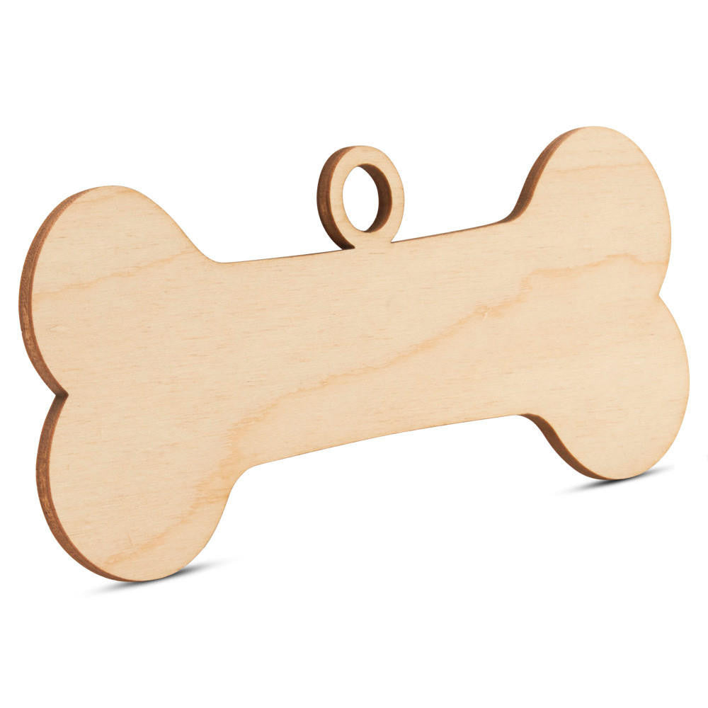Woodpeckers Crafts Dog Bone Ornament