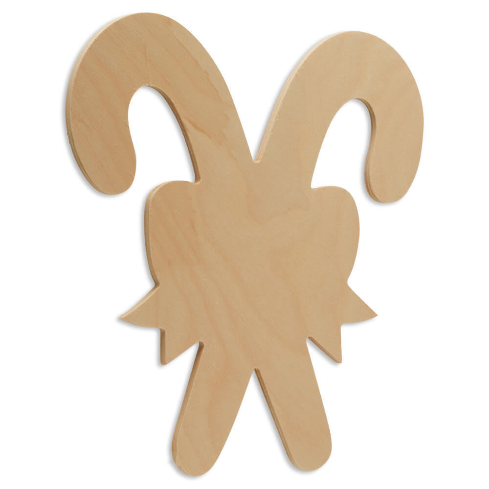 Woodpeckers Crafts Double Candy Cane Cutout Small 6"L x 5.5"W