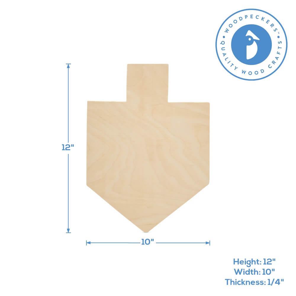 Dreidel Cutout, 12"