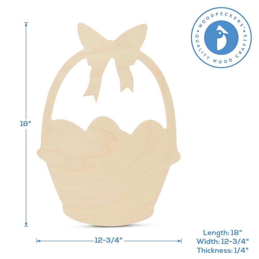 Easter Basket Cutout, 18”