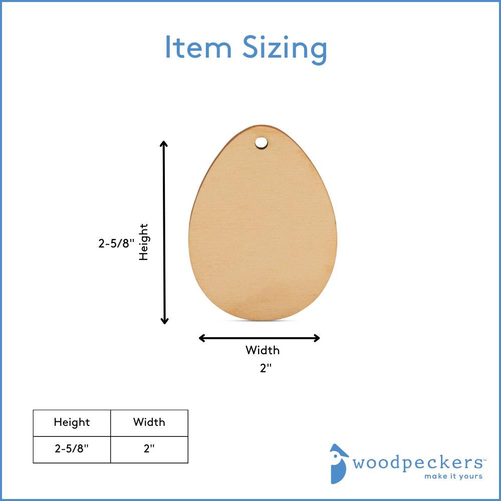 Woodpeckers Crafts Easter Egg Ornaments