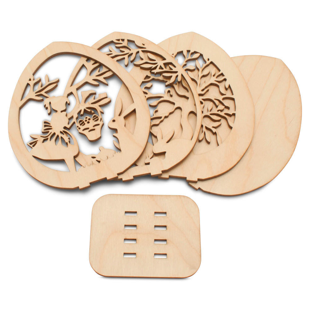 Woodpeckers Crafts Easter Egg Scene Layer'em, 5-Piece Kit