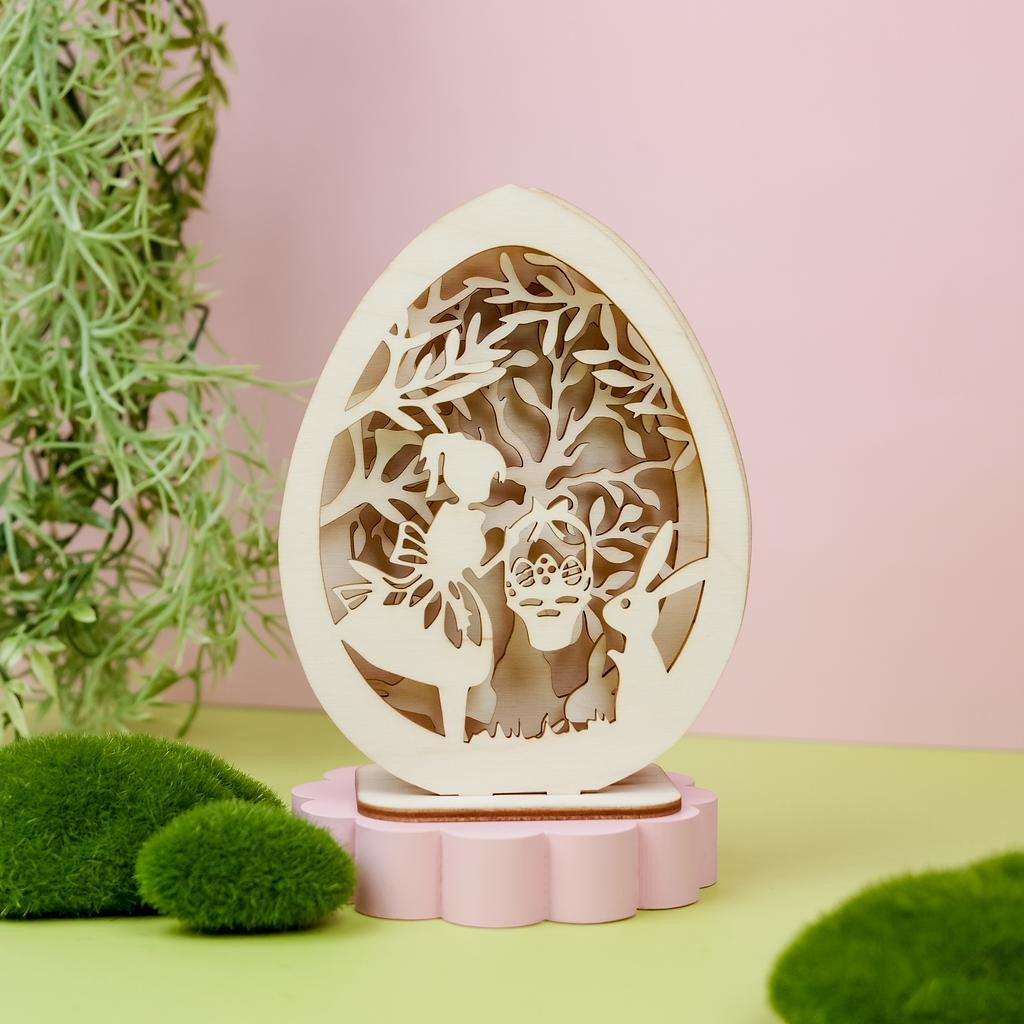 Woodpeckers Crafts Easter Egg Scene Layer'em, 5-Piece Kit