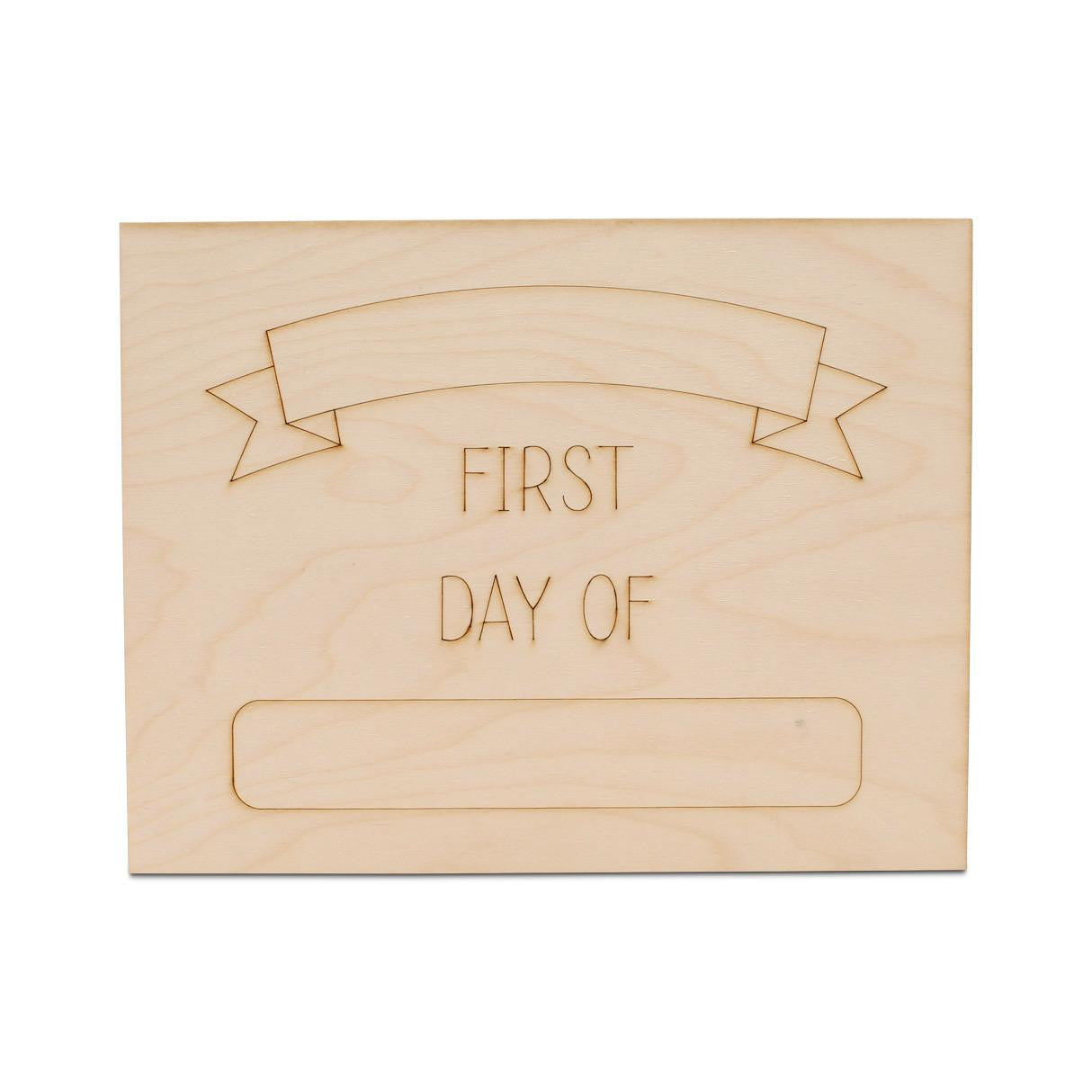 Woodpeckers Crafts First Day of School Sign