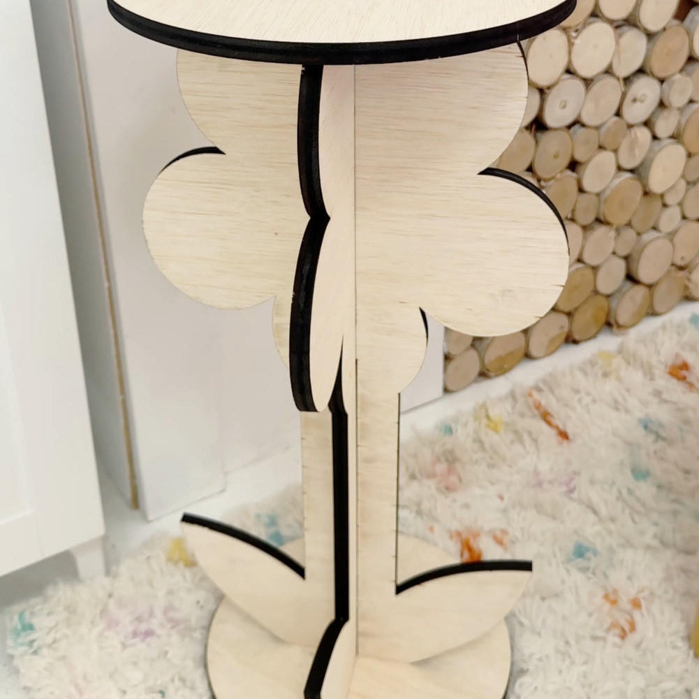 Woodpeckers Crafts Flower Side Table Kit by Kailochic