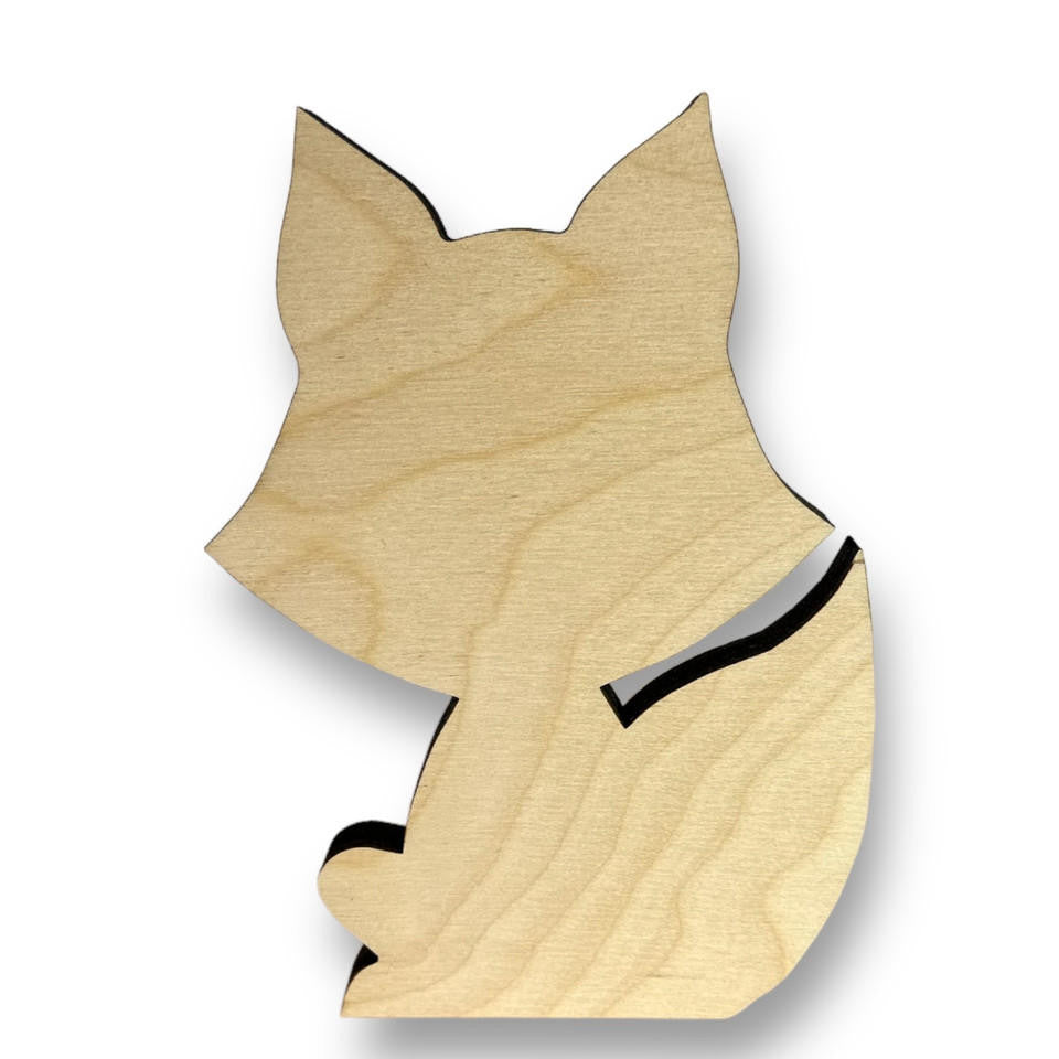 Woodpeckers Crafts Fox Shelf Sitter, by Pickitz
