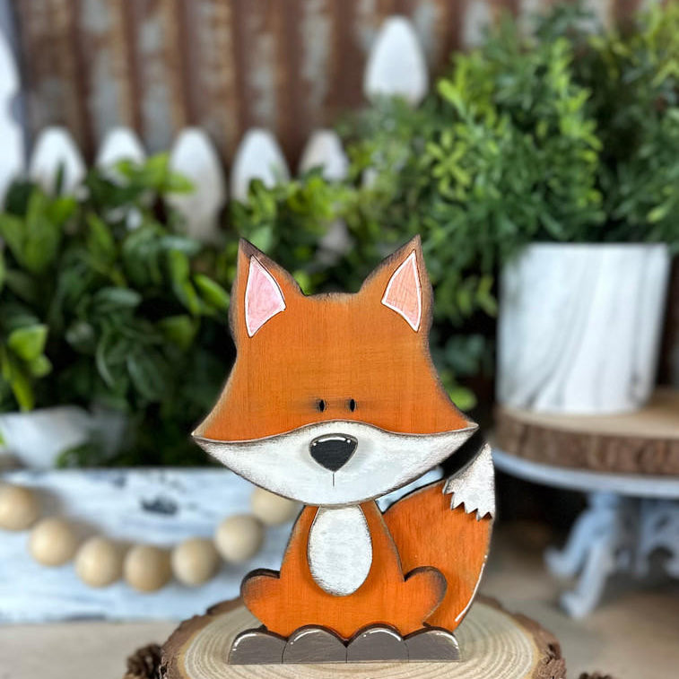 Woodpeckers Crafts Fox Shelf Sitter, by Pickitz