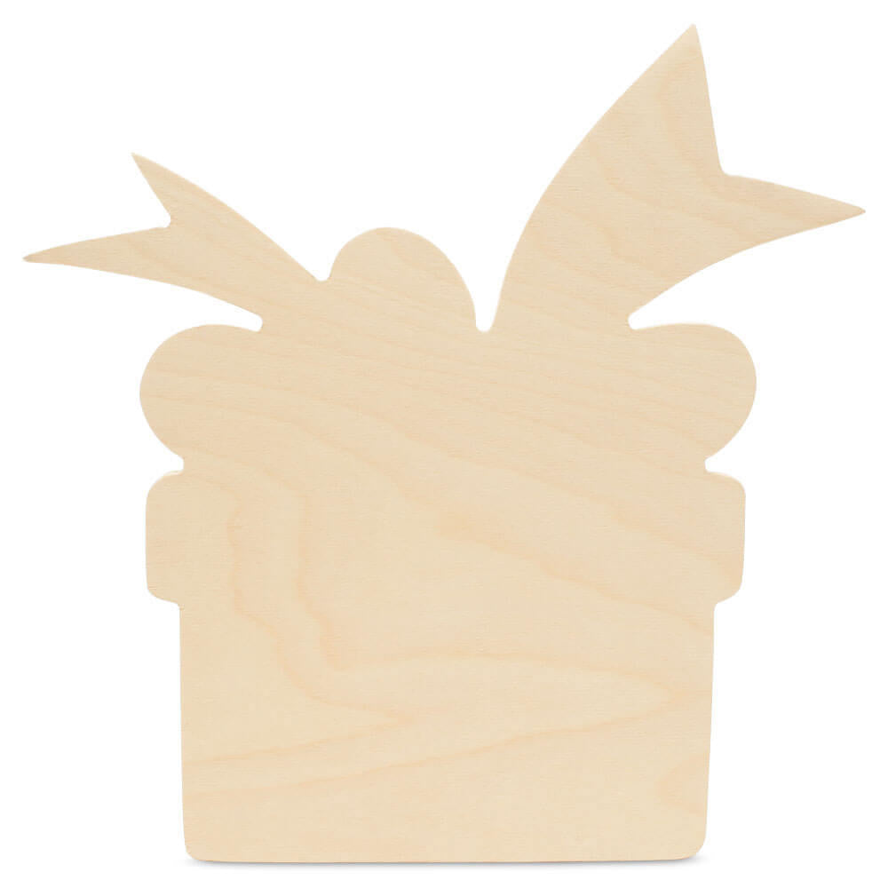 Woodpeckers Crafts Gift Box Cutout, Large 12" x 12"