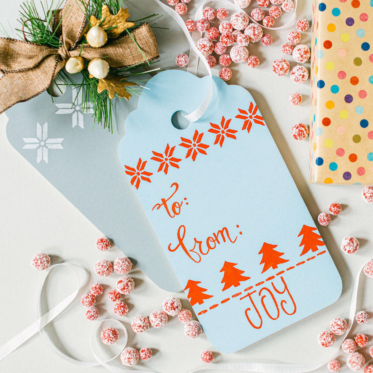 Gift Tag Cutout, Large 18" x 9"