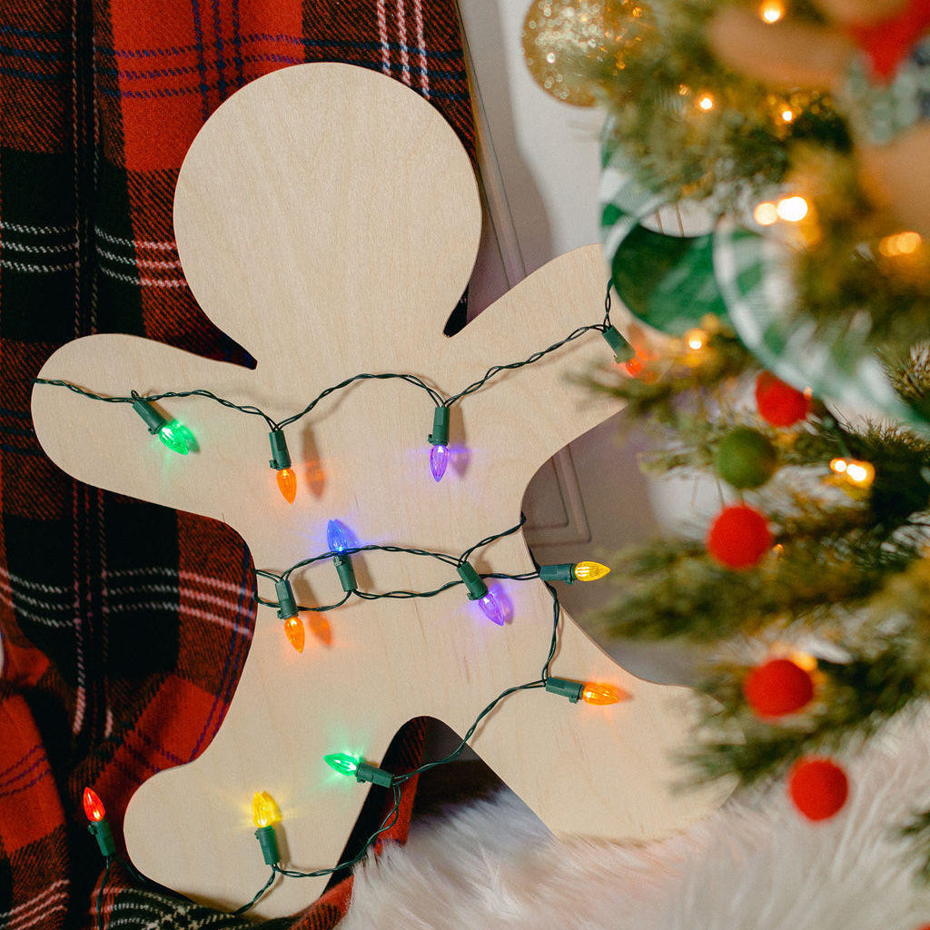 Woodpeckers Crafts Gingerbread Man Cutout Jumbo 18"L x 14"W