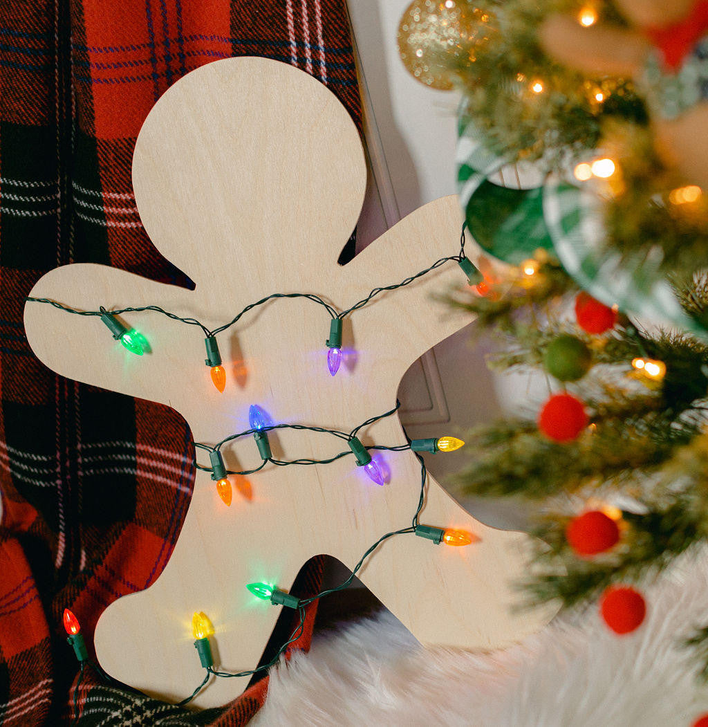 Gingerbread Man Cutout Jumbo 18"L x 14"W