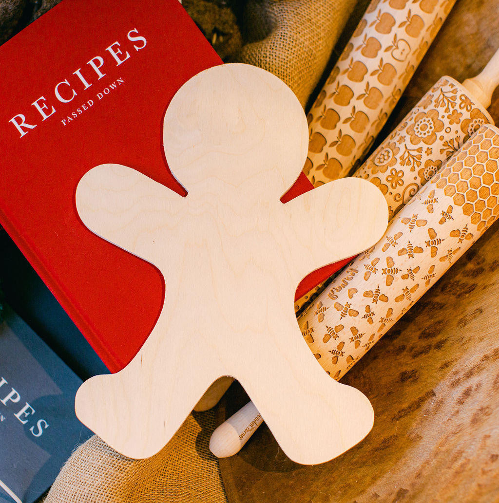 Gingerbread Man Cutout Large 12"L x 9.5"W