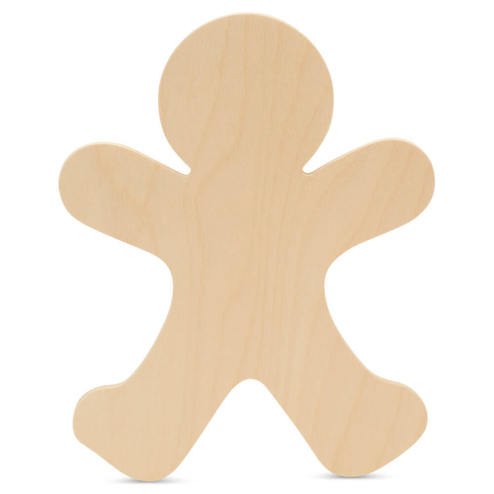 Gingerbread Man Cutout Large 12"L x 9.5"W