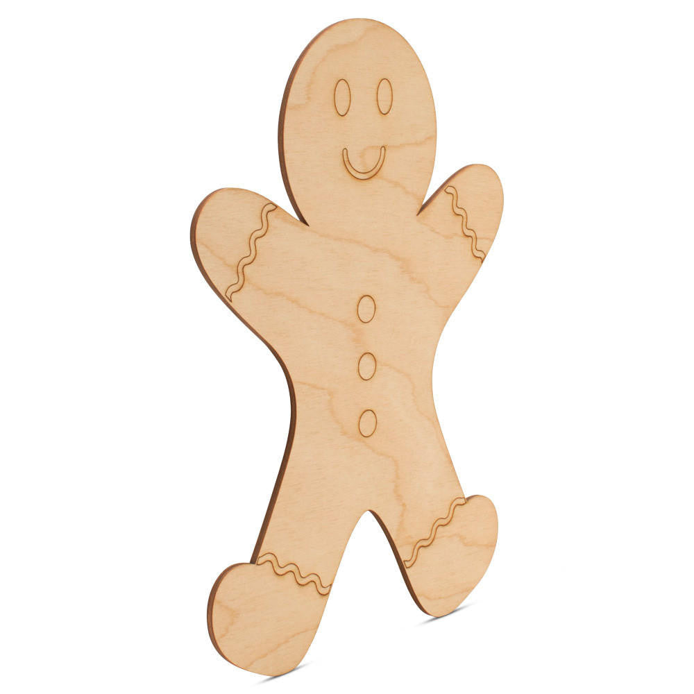 Woodpeckers Crafts Gingerbread Man Cutout with “Icing”