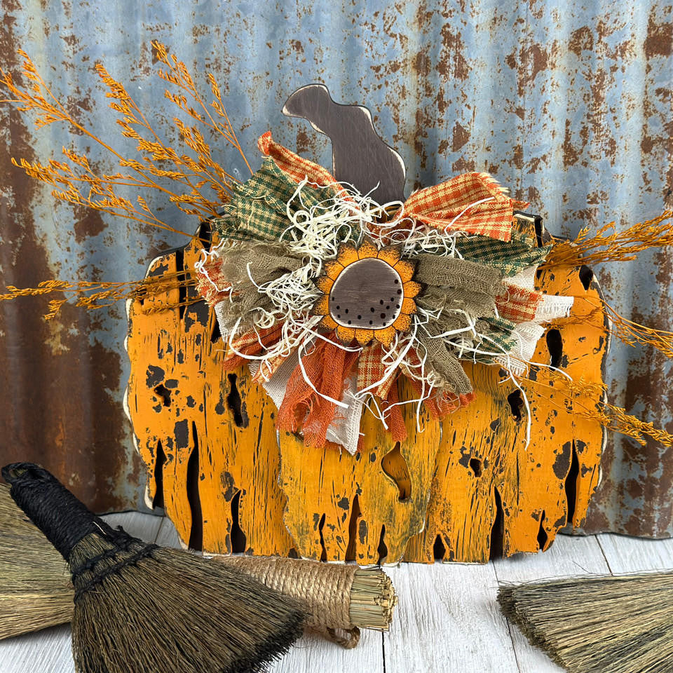 Woodpeckers Crafts Grungy Pumpkin Set