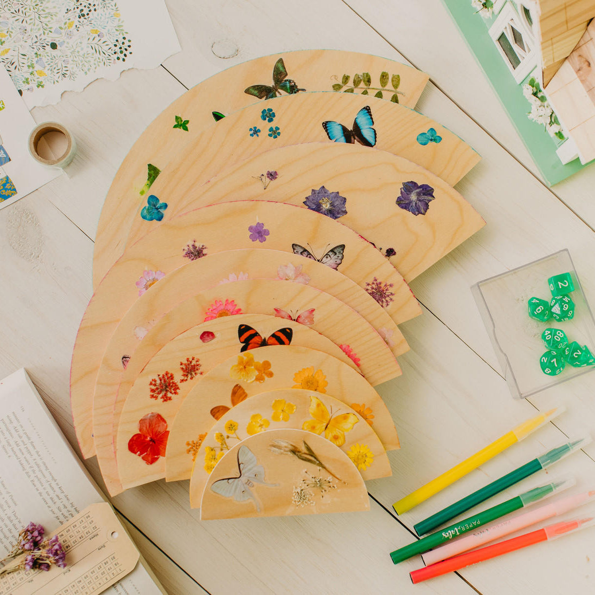 Woodpeckers Crafts Half-Circle Cutout Stacking Set