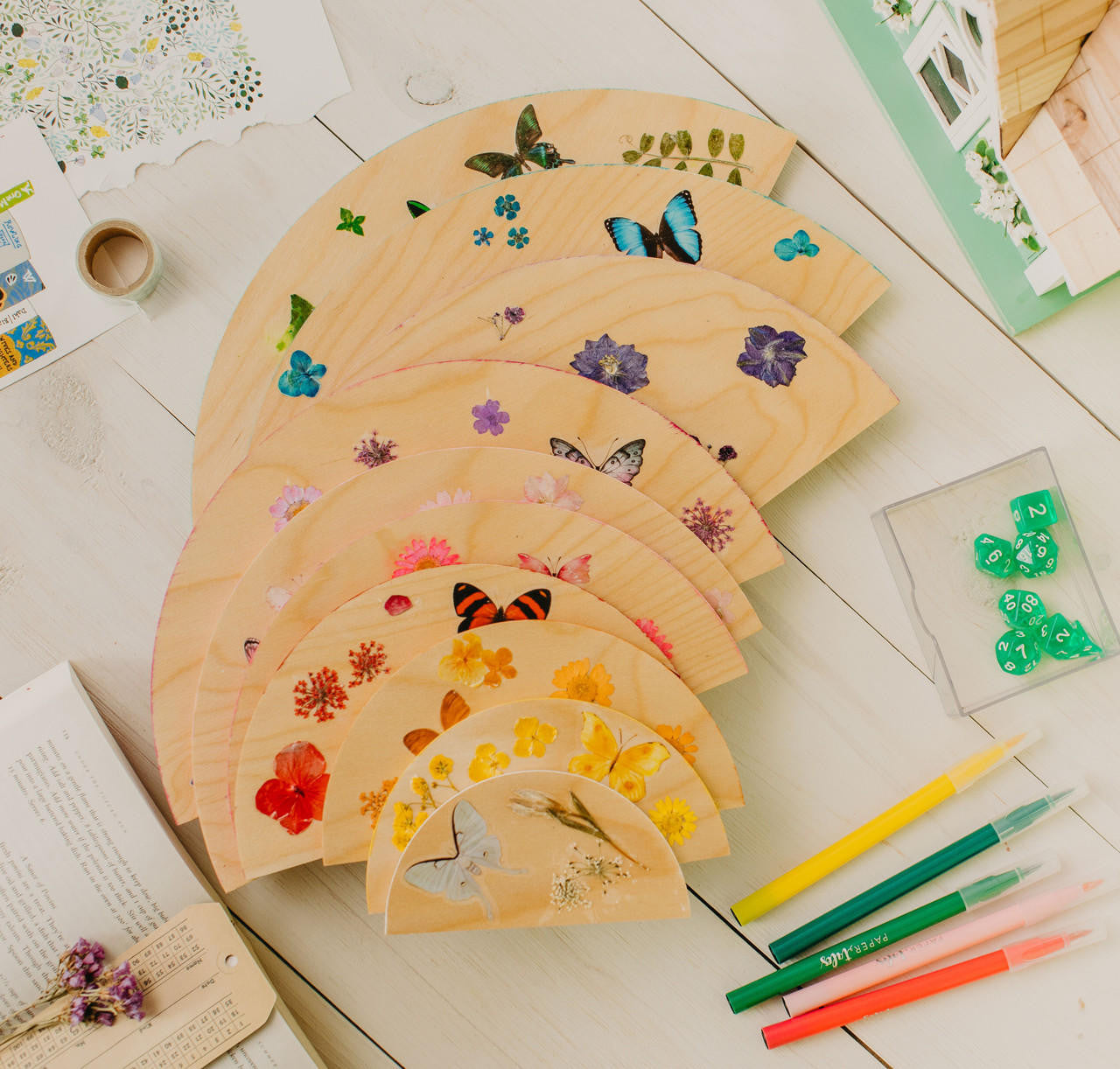 Half-Circle Cutout Stacking Set