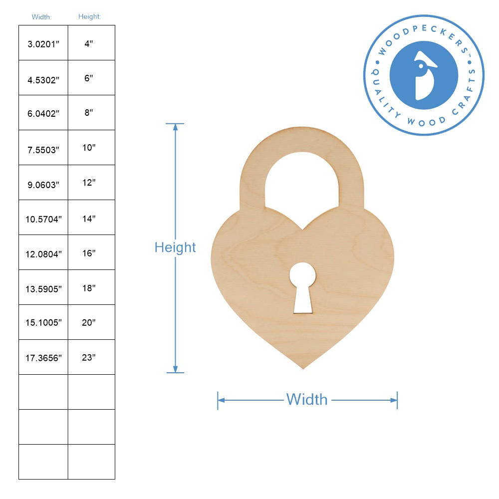 Heart-Shaped Lock Cutout