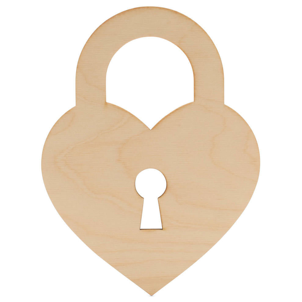 23" Heart-Shaped Lock Cutout