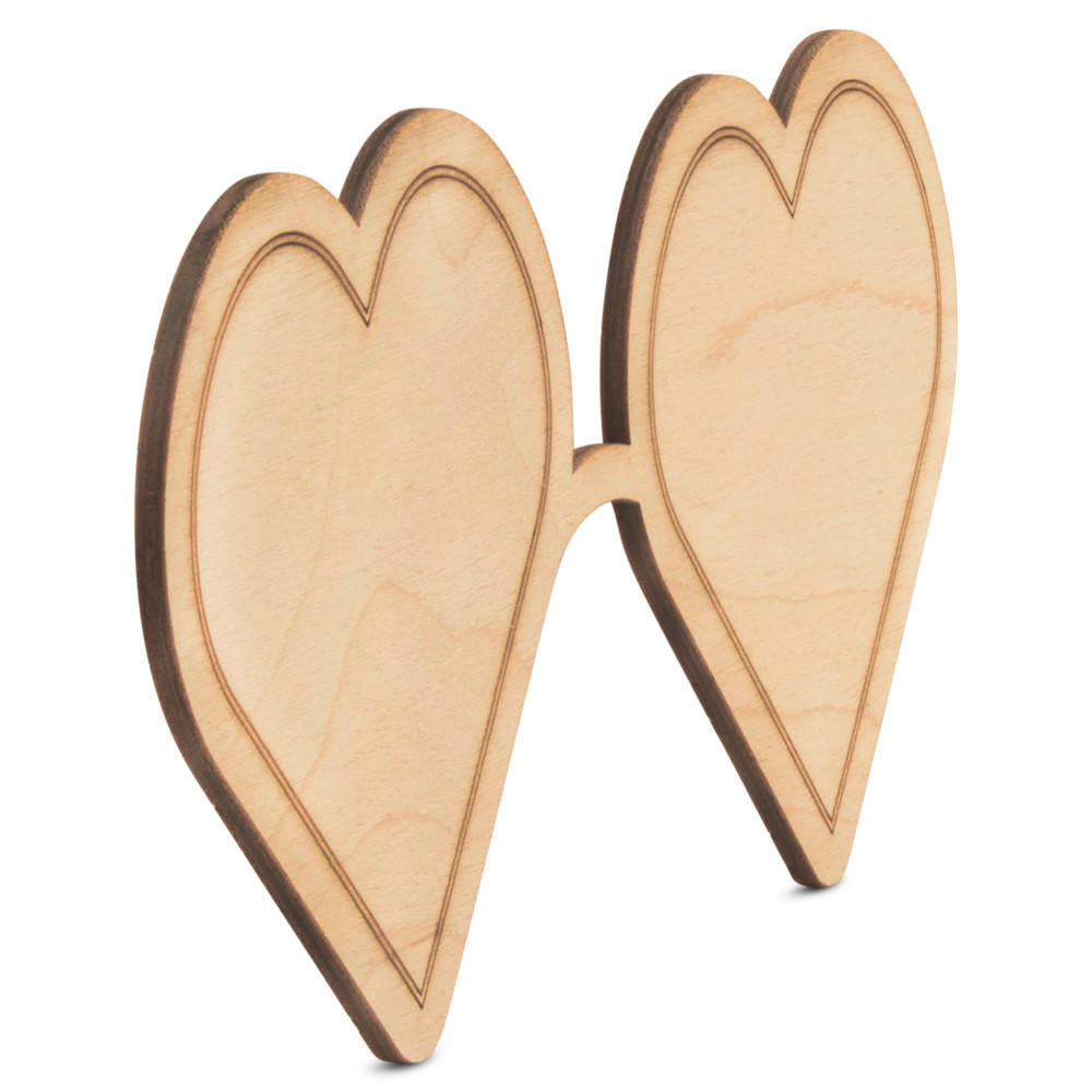 Woodpeckers Crafts Heart-Shaped Sunglasses Cutout