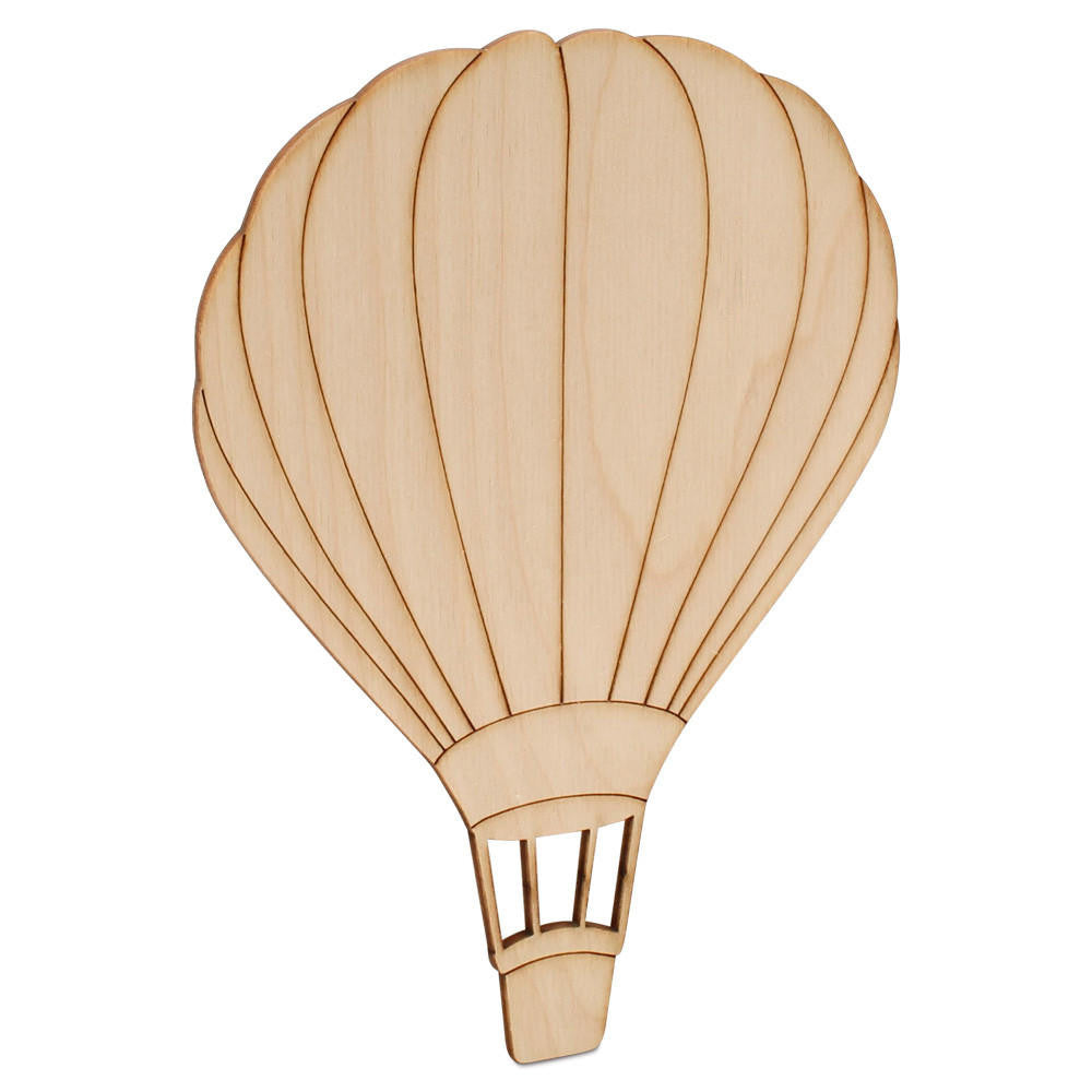 Hot Air Balloon Cutout with Detail
