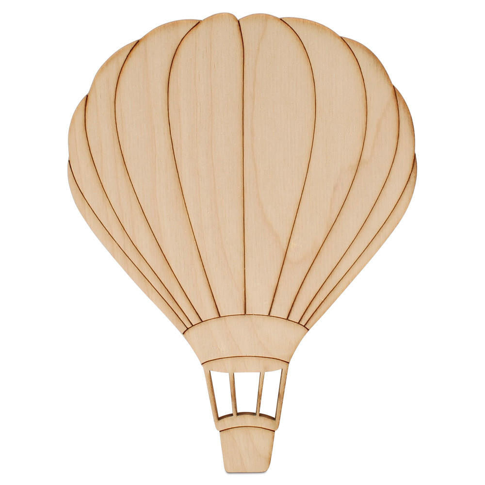 12" Hot Air Balloon Cutout with Detail