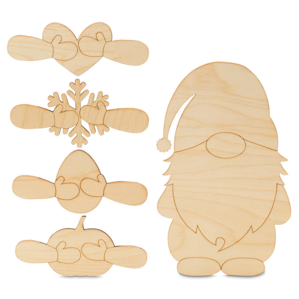 Interchangeable Seasonal Gnome Cutout