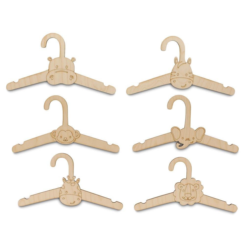 Jungle-Themed Baby Hangers