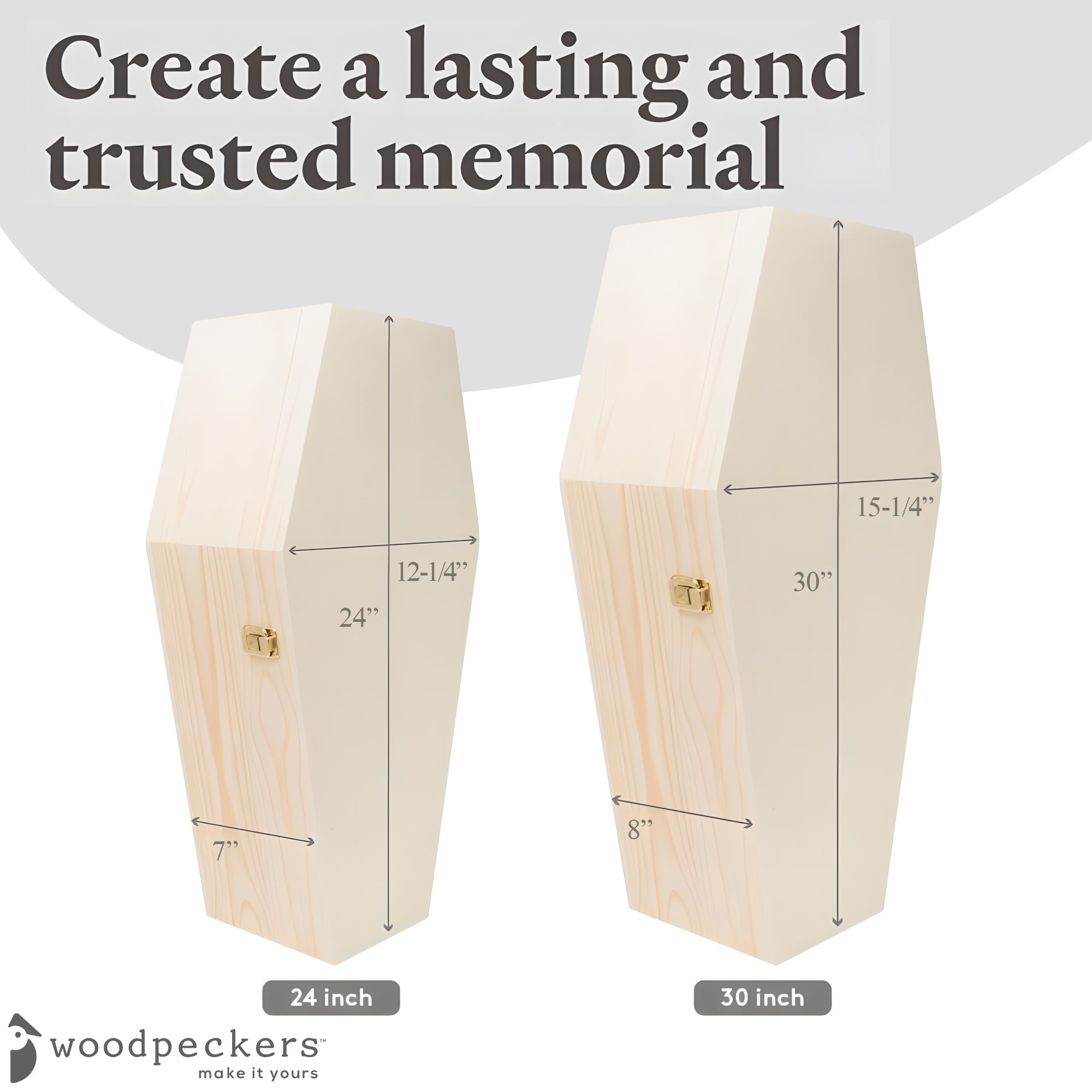 Large Wooden Coffins