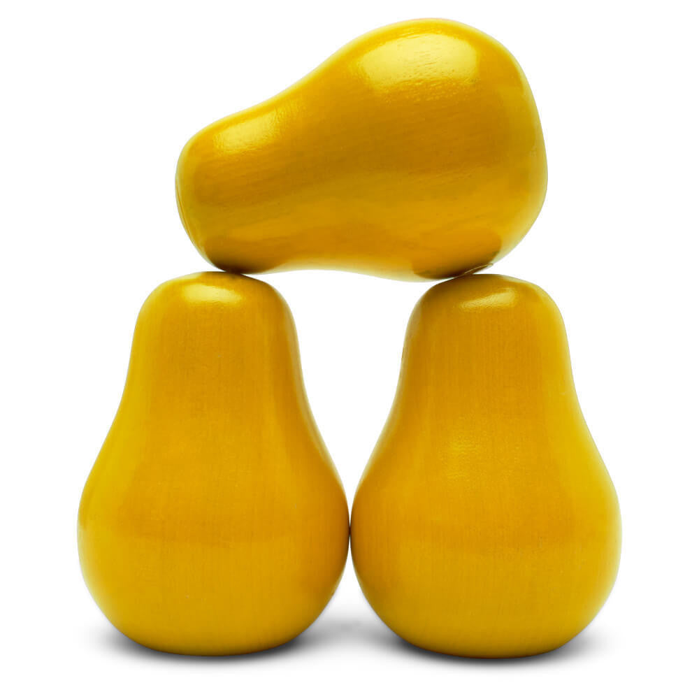 Large Yellow Wood Pear, 3-1/2"