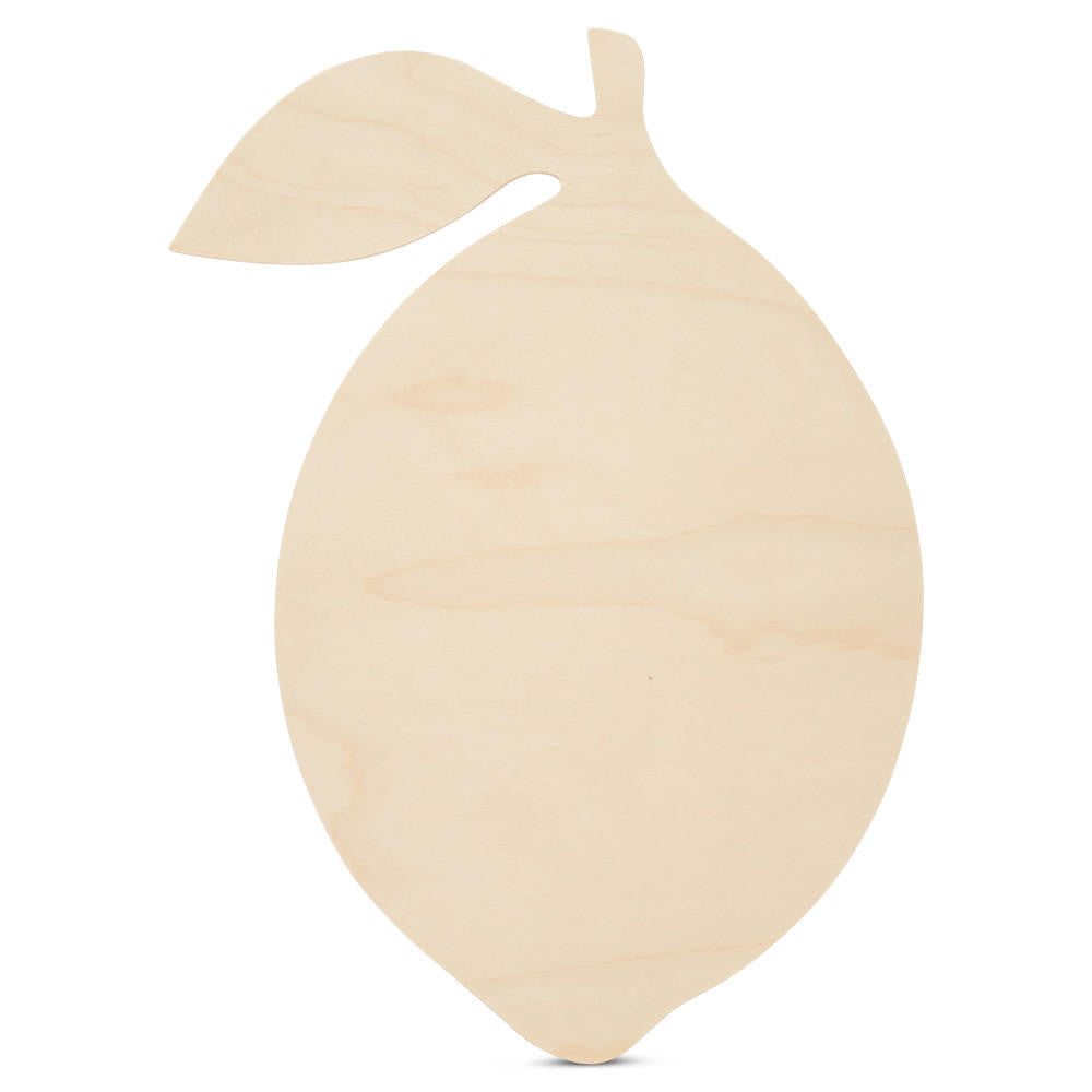 Lemon Wood Cutout 12”
