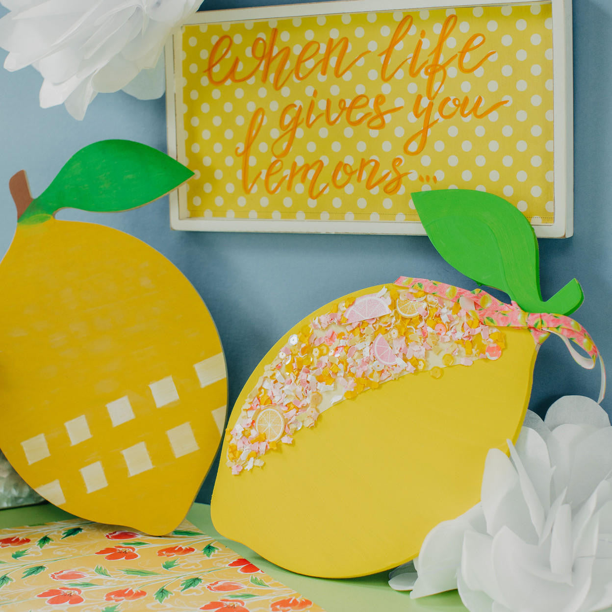 Woodpeckers Crafts Lemon Wood Cutout 12”