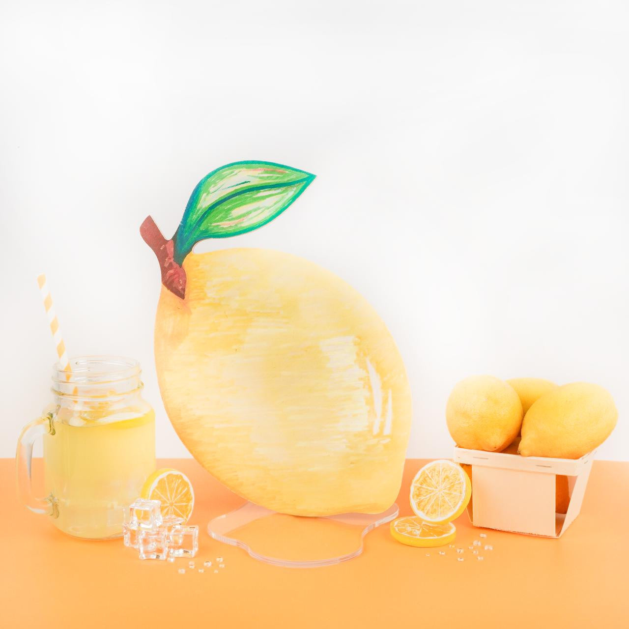 Lemon Wood Cutout 12”