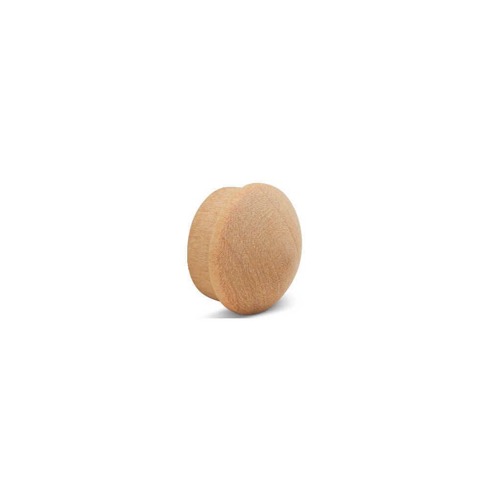 Maple Button Plug, Standard, 5/8"