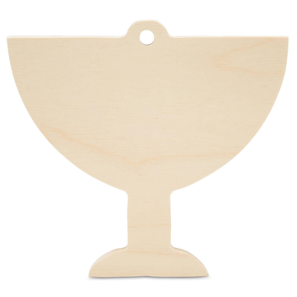 Hanging Menorah Cutout, 5" x 5"