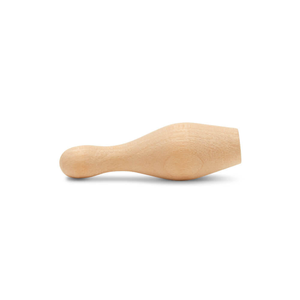 Woodpeckers Crafts Miniature Wood Bowling Pin, 1-1/2"