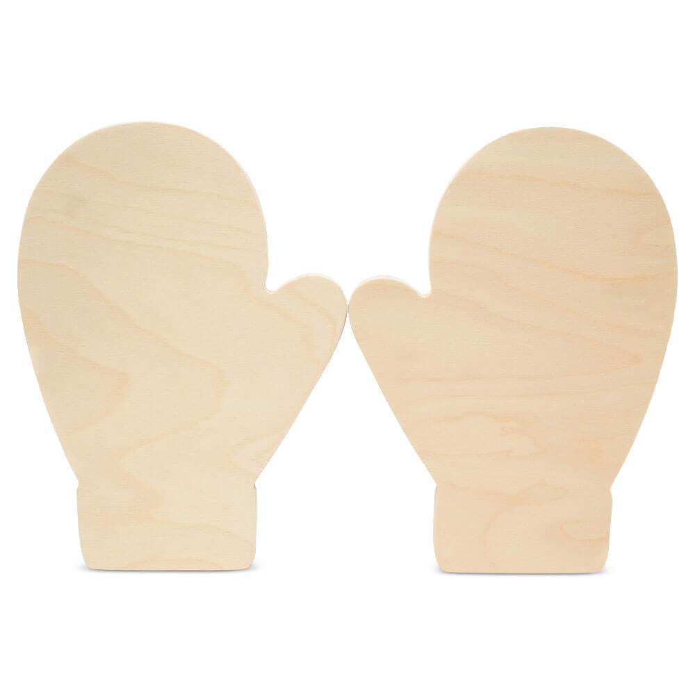 Woodpeckers Crafts Mitten Cutout Large 8" x 5.5"