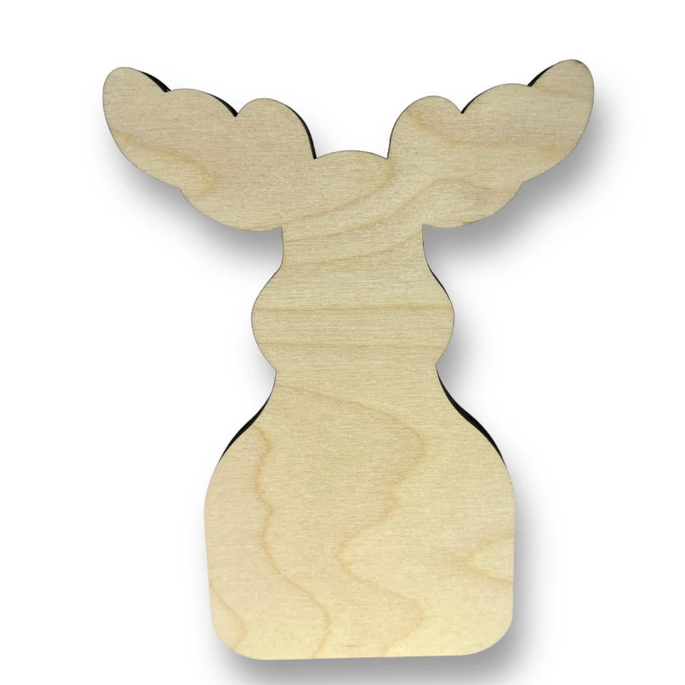 Woodpeckers Crafts Moose Shelf Sitter, by Pickitz