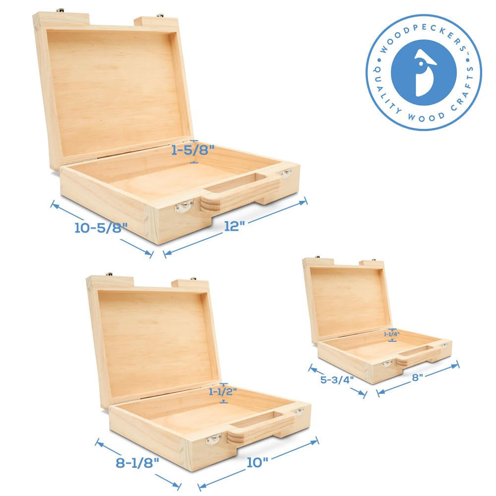 Nesting Suitcases, Set of 3