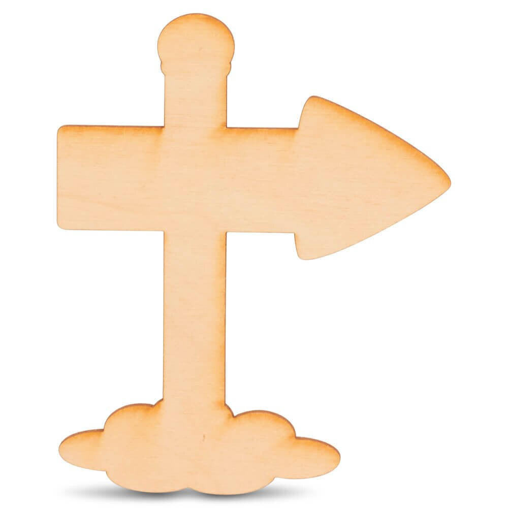 Woodpeckers Crafts North Pole Sign Post Cutout