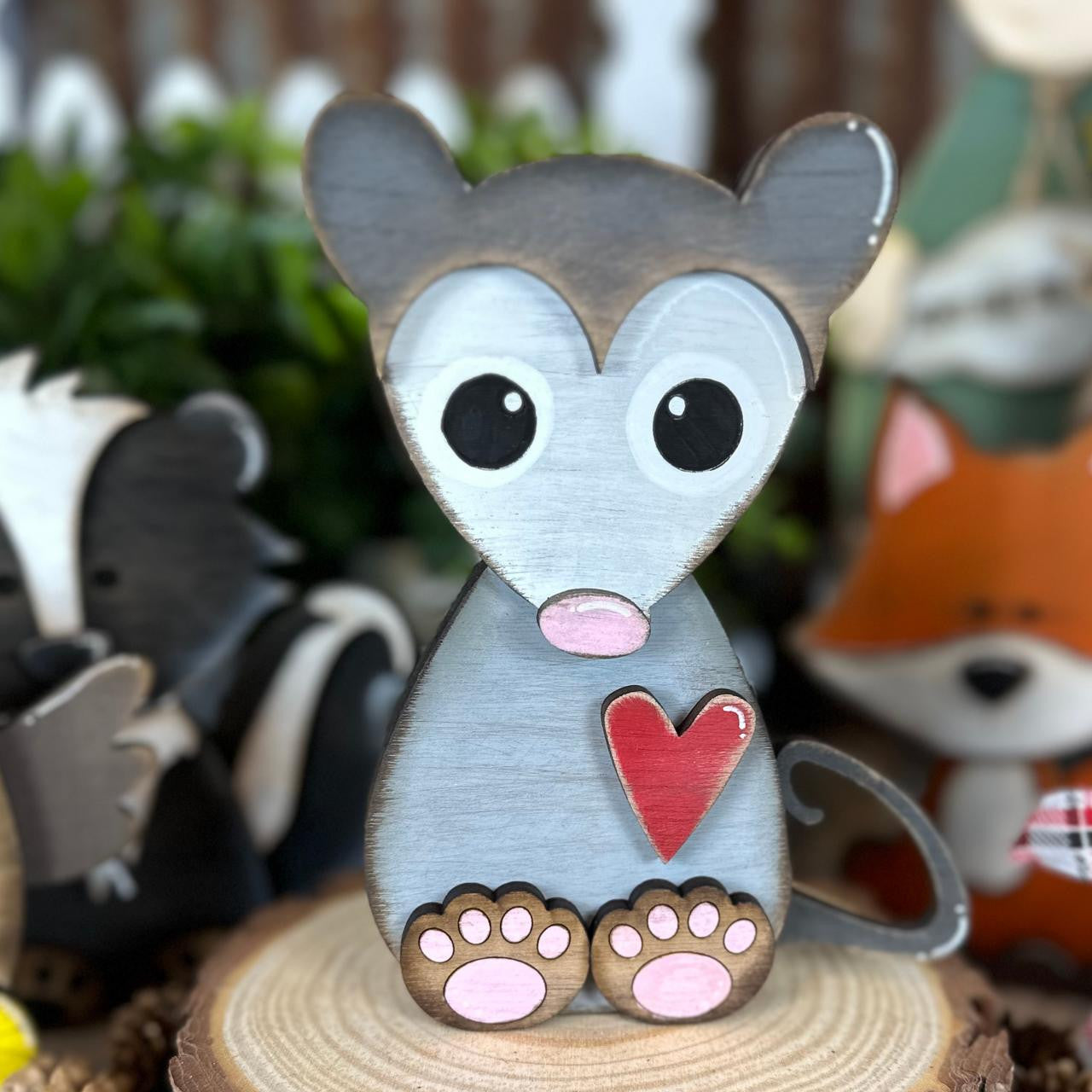 Opossum Shelf Sitter, by Pickitz